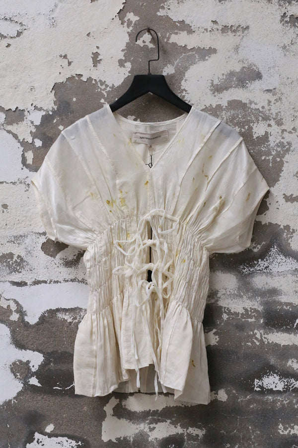Mutedance 25 Spring/Summer Lace-Up Tunic Top MD-MD25SS01-HOARY